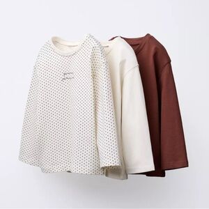 ZARA THREE-PACK OF PRINTED T-SHIRTS